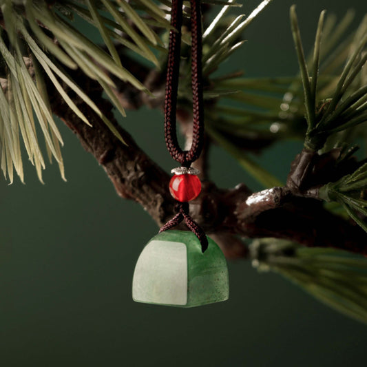 Dongling Jade Seal Pendant (Festival Gift | Content Customization)