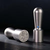 Titanium metal circular seal (study abroad seal | name customization)