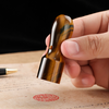 Tiger-eye Circular seal(Japanese Study Abroad  |Corporate Customization)