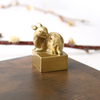 Sika Deer Brass Seal (Valentine's Day Gift | Content Customization)