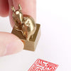 Sika Deer Brass Seal (Valentine's Day Gift | Content Customization)