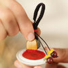Tiger Eye Stone Seal Pendant (Couple Pendant | Content Customization)