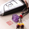 Amethyst pendant (decorative seal | gift for girlfriend)