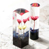 Sandalwood resin flower seal (custom seal carving | holiday gift)