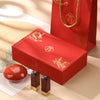 Sandalwood brass pair seal (customized content | couple seal)