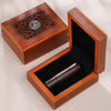 Cylindrical Sandalwood Seal with Lid (Study Abroad Seal | Customized Holiday Gift)