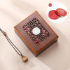 Tiger Eye Stone Seal Pendant (Couple Pendant | Content Customization)